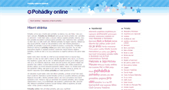 Desktop Screenshot of pohadky-online.cz