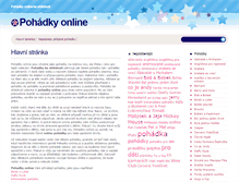 Tablet Screenshot of pohadky-online.cz
